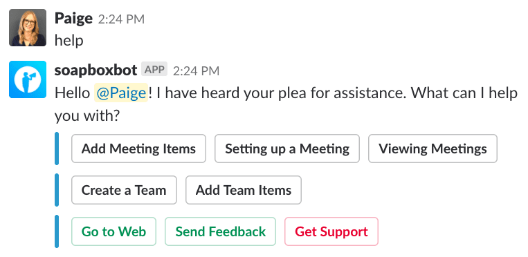 How to supercharge your one-on-one meetings with the SoapBox SlackBot