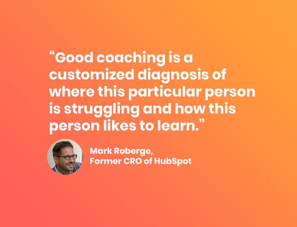 Mark Roberge quote on People Leading People podcast