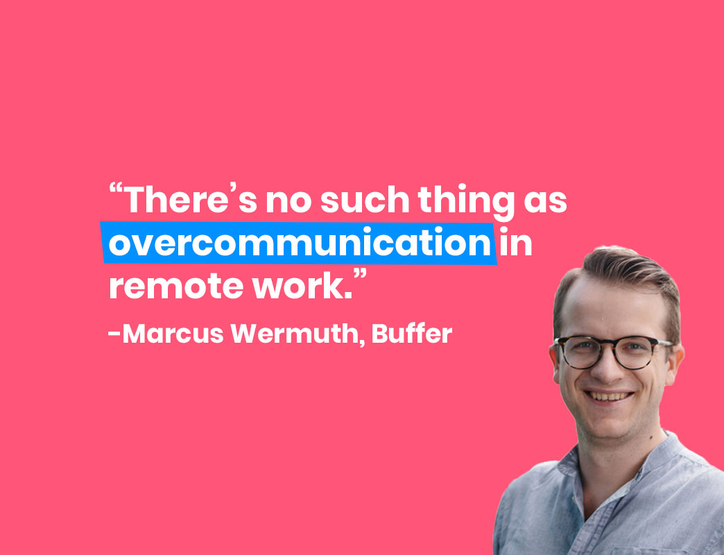 Marcus Wermuth Buffer Remote Work