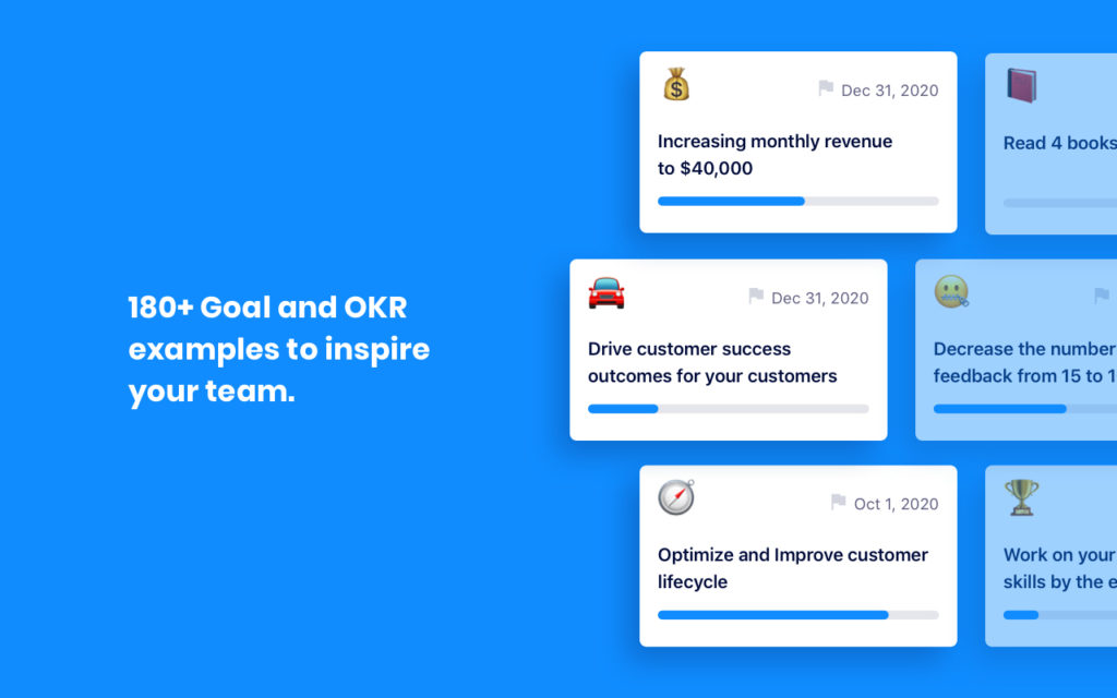 over 180 goal and okr examples for every role in tech