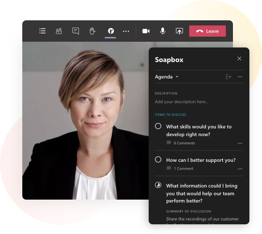Video calls that stay on track