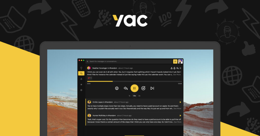 asynchronous communication tools- Yac